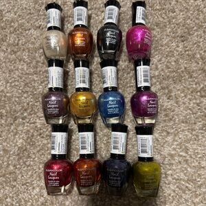 klean color glitter nail polish set